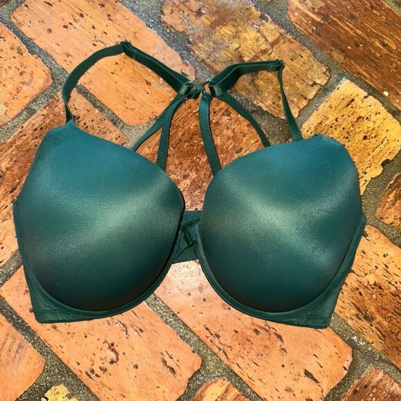 Victoria’s Secret Pink Wear Everywhere push-up bra  strappy racer back - Picture 1 of 6